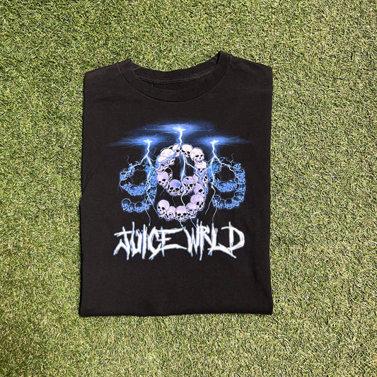 Juice Wrld 999 Vanity Black Tee Size Medium USED x10276