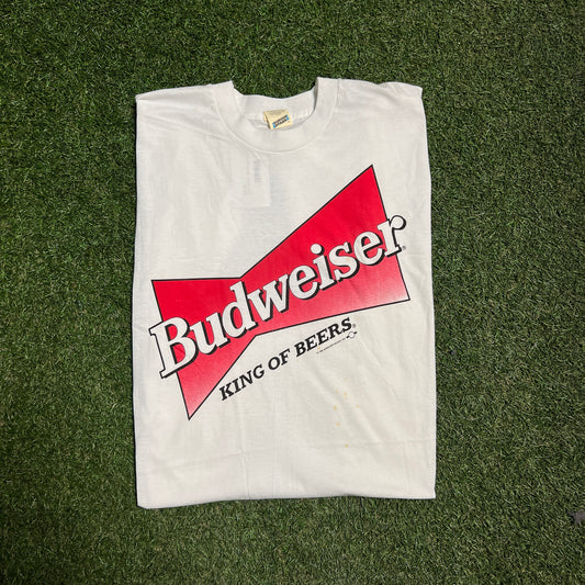 King of bud beer 1996 Tee Size XL NEW v1184