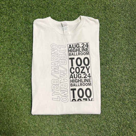 Marino Infantry Highline Ball White Tee Size Large USED v1982