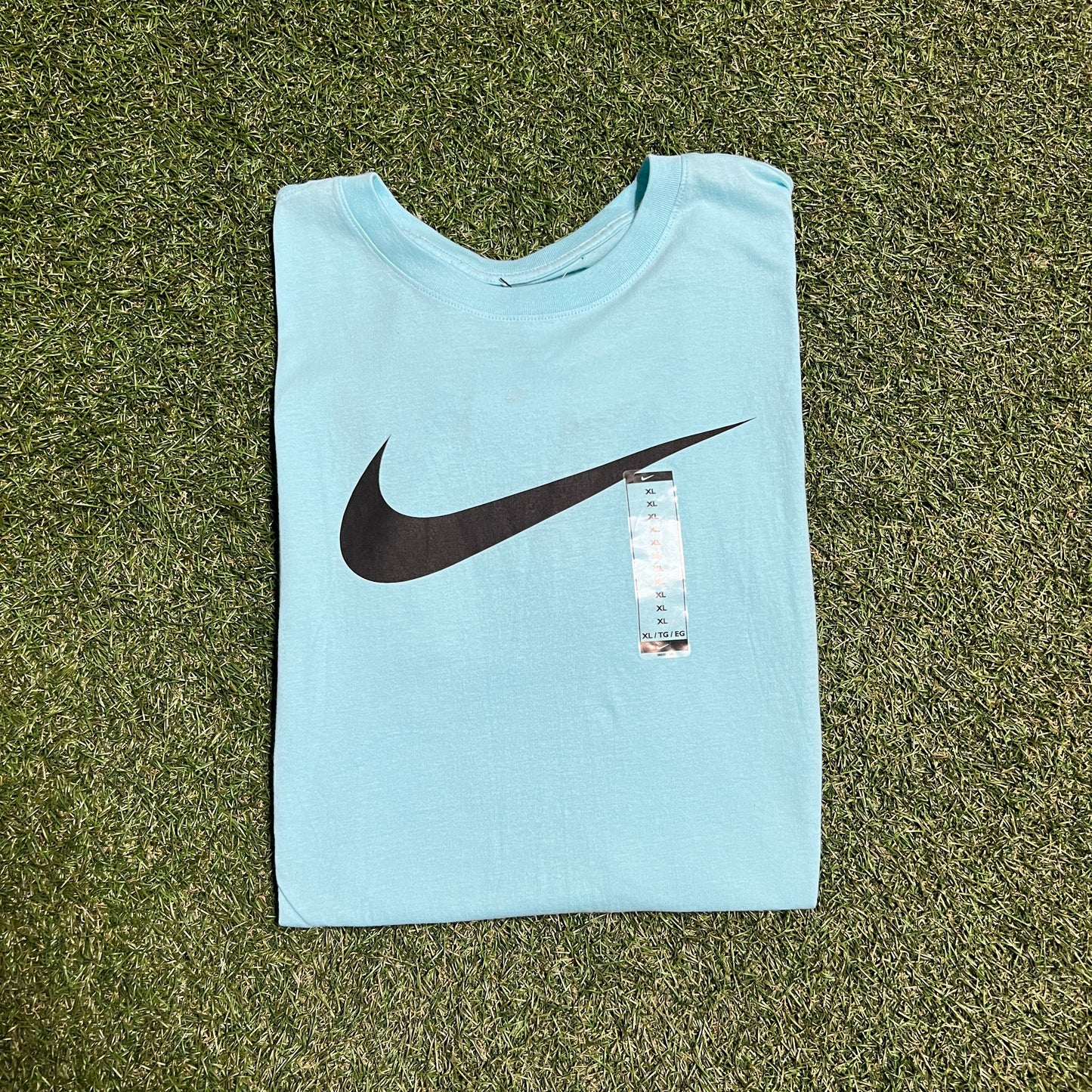 Nike Blue Cotton Tee Size XL NEW v13114