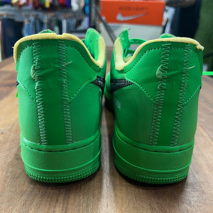 Nike Air Force One Off White Brooklyn Green Size 11 USED s16032