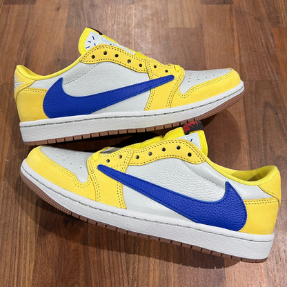 Jordan 1 Low Canary Size 7.5m / 9w NEW s13272