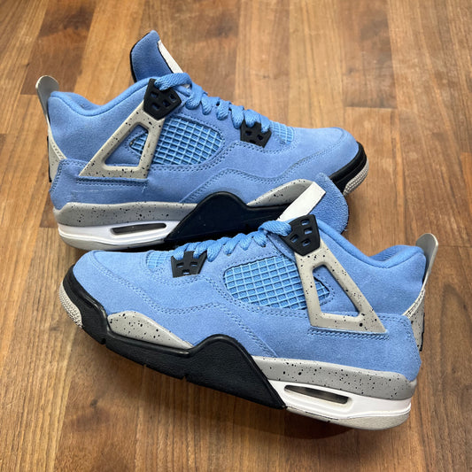 Jordan 4 University Blue Size 5y USED s16188