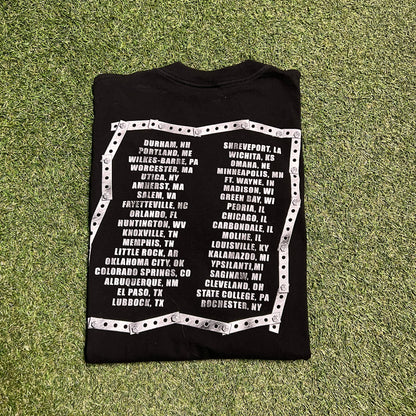 Staind 2003 Tour Gaint Tag Black Tee Size XL USED v13271