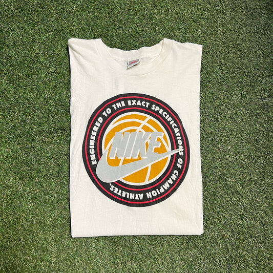Nike engineered to the exact specifications tee white Size Large USED v12364
