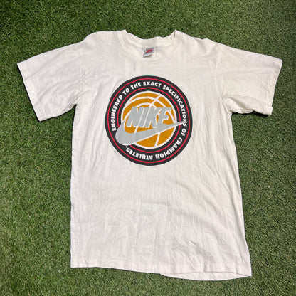 Nike engineered to the exact specifications tee white Size Large USED v12364