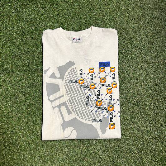 Fila Tennis DS 1990s Tee Size Medium fits like XL NEW