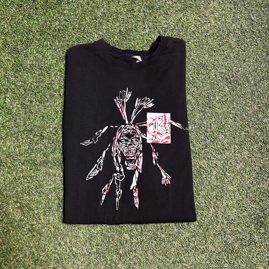 Denzel Curry Arrow head Black Tee Size Large USED v1768