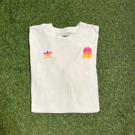 Adidas asap ferg trap lord world wide tee white Size Large USED v12561