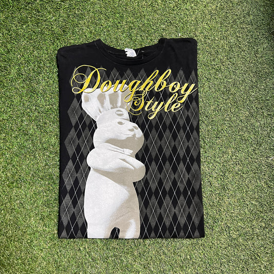 PillsDough Boy Style Graphic Tee Size XL USED v11716