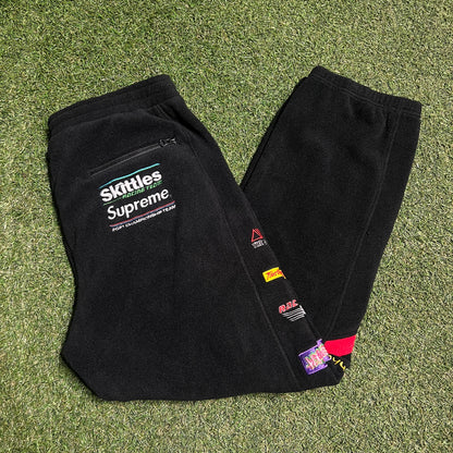 Supreme fw21 skittles polartec pants black Size Large NEW x8852