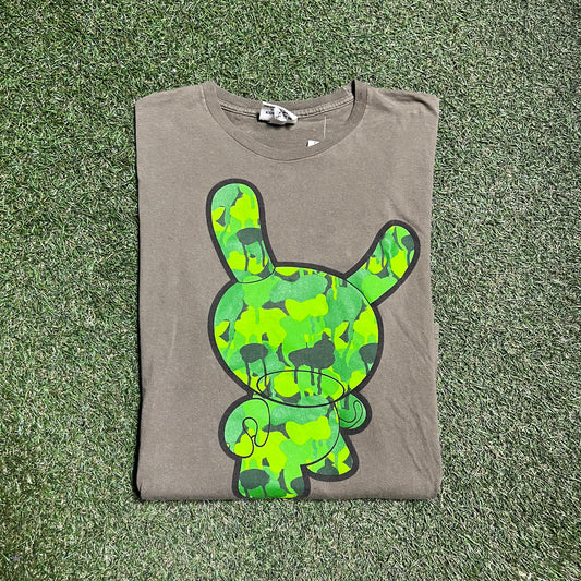 Kidrobot Green Monster Tee Size XL USED v12459
