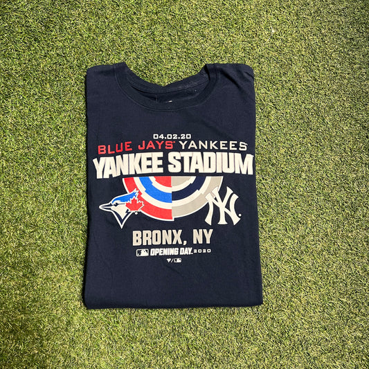 2020 Yankee Stadium Opening Day Size XL USED v12575
