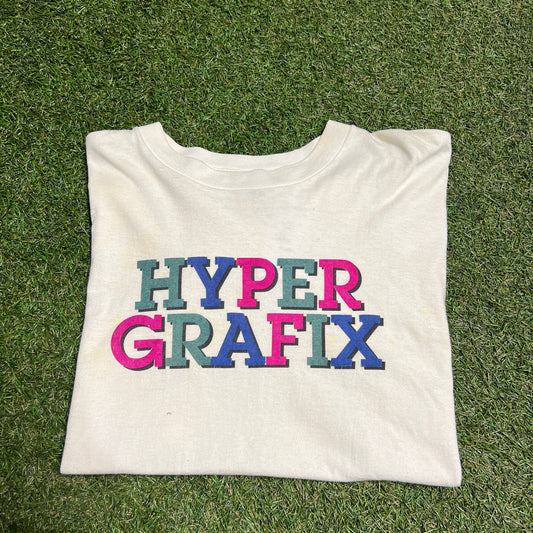 Hyper Grafix Heat changing Letter Tee Size XL USED