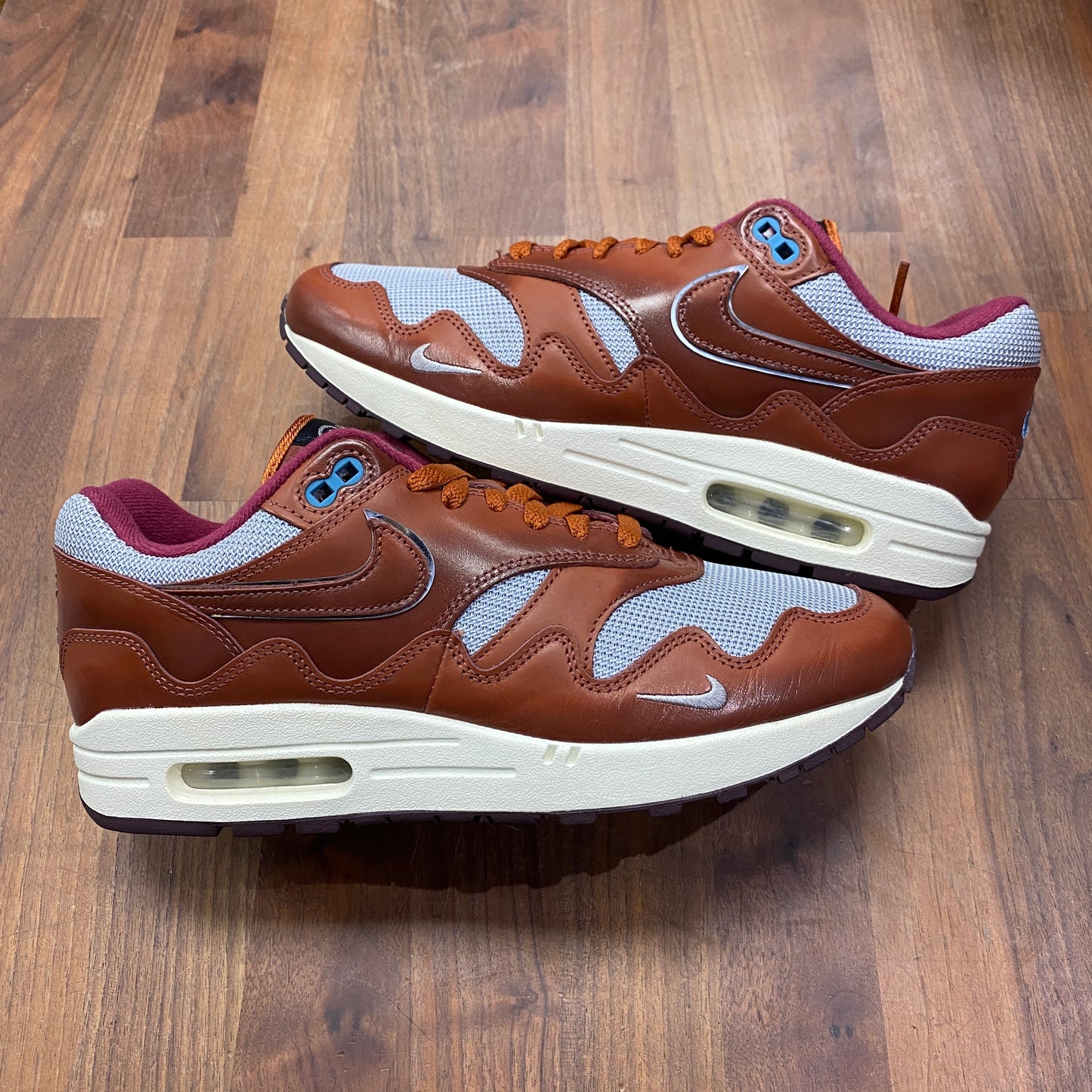 Nike Air Max 1 Patta The Next Wave Dark Russett Size 9 USED s14692