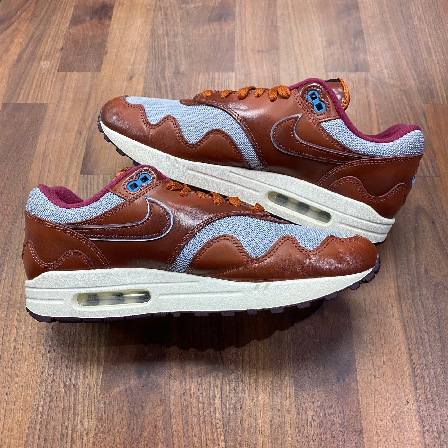 Nike Air Max 1 Patta The Next Wave Dark Russett Size 9 USED s14692