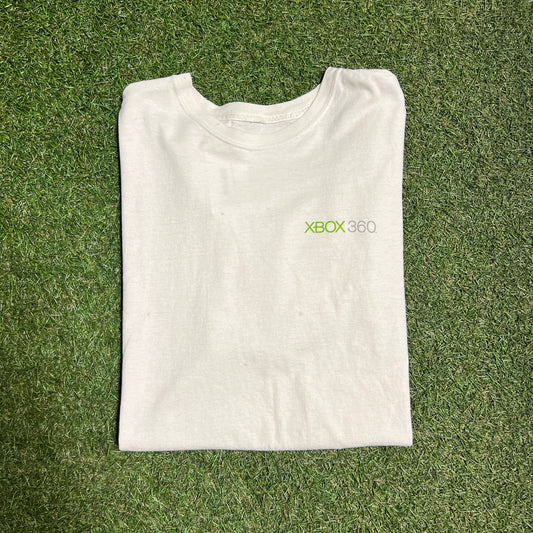 2006 Xbox 360 Promo White Tee Size XL USED v12675