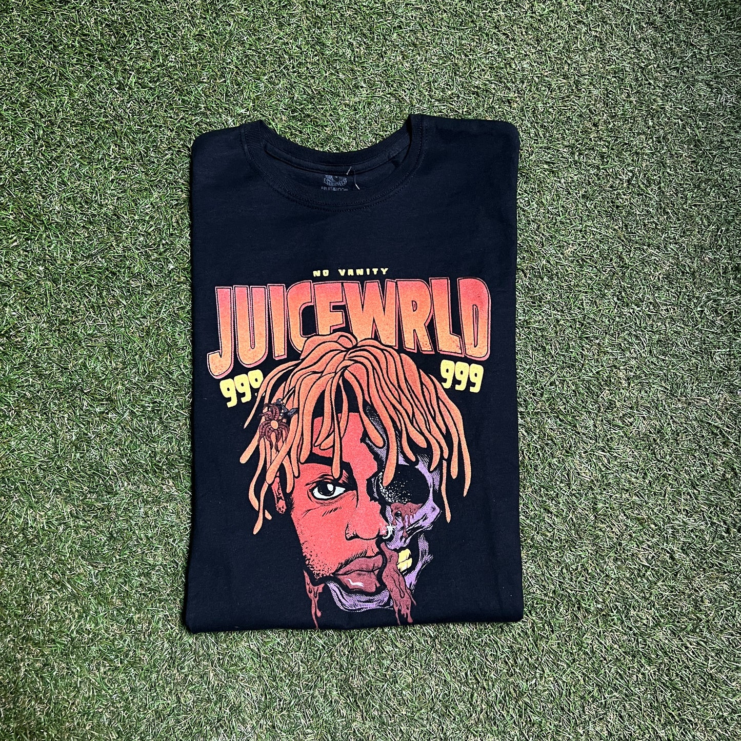 Juice World No Vanity 2019 Tour Black Tee Size Small USED v1708