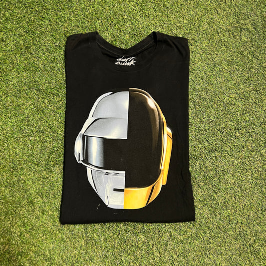 Daft Punk Helmet Black Tee Size XL USED x2090