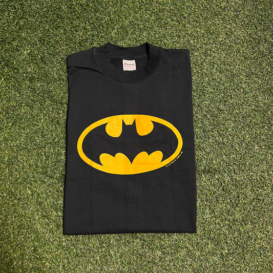 Batman Simple Logo Tee Stedman Tag NEW Size Medium v5298