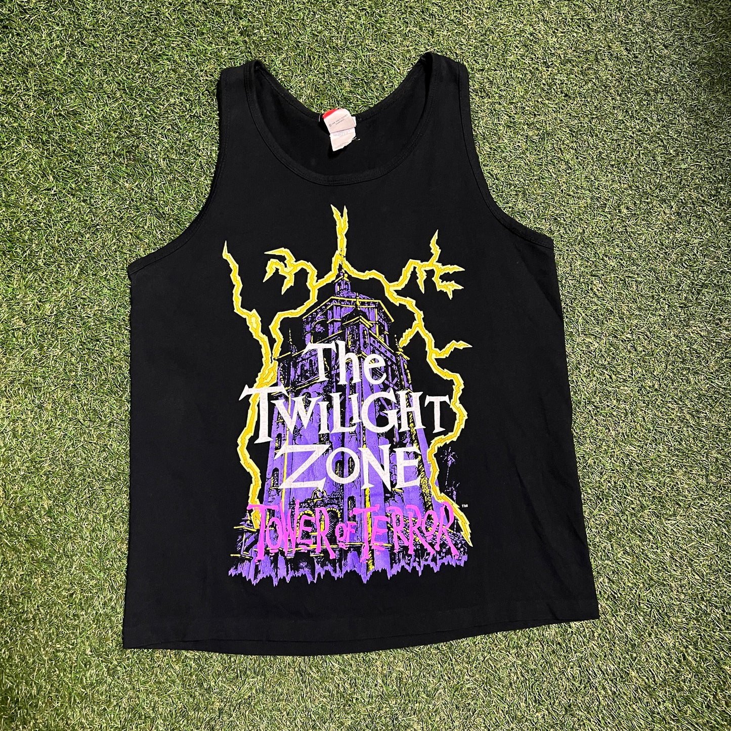 Twighlight Zone Tower Of Terror Tank Top Size Large USED v8512