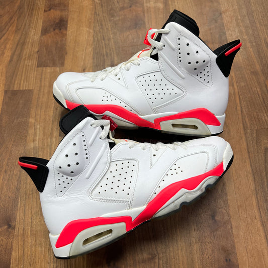 Jordan 6 Infrared White 2014 Size 8 USED s16268