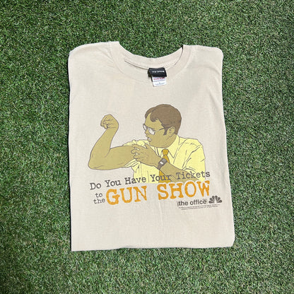 The office Dwite Tan Tee Size XL USED v3317