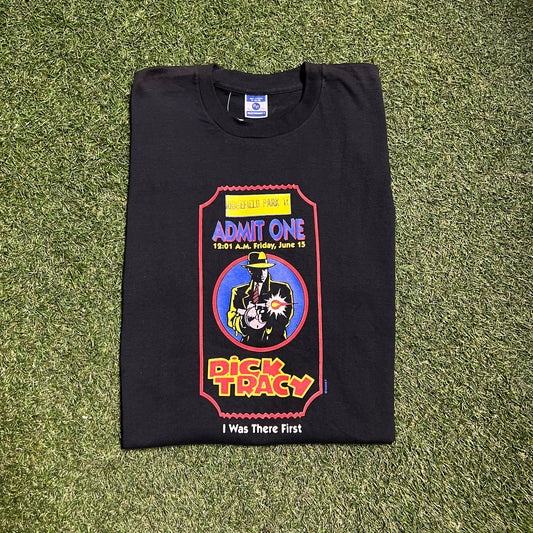Dick tracy ridgefield park tee black rp tag Size XL USED v12319