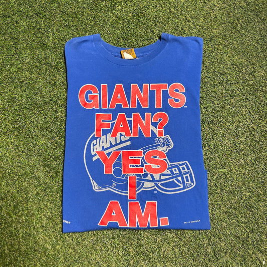 1990's Giants Fan? Yes I Am Size XL Used v12238