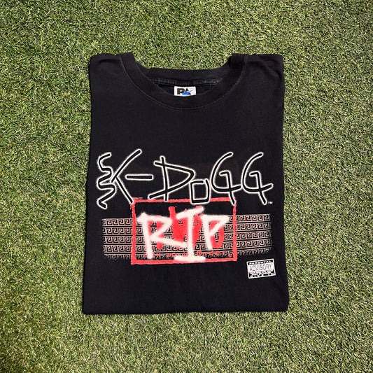 K-dogg NWO wwf tee black Size XL USED v12784