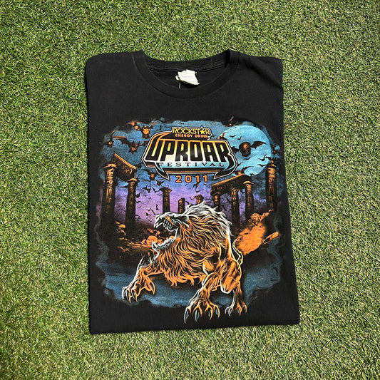 Rockstar Uproar Festival 2011 Size XL USED v13377