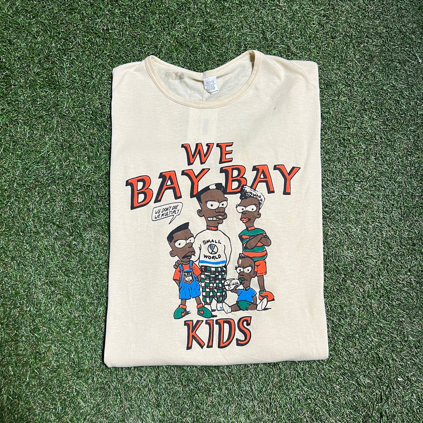 The Simpsons We Bay Bay Kids 1990s Tee Size XXL USED v4796