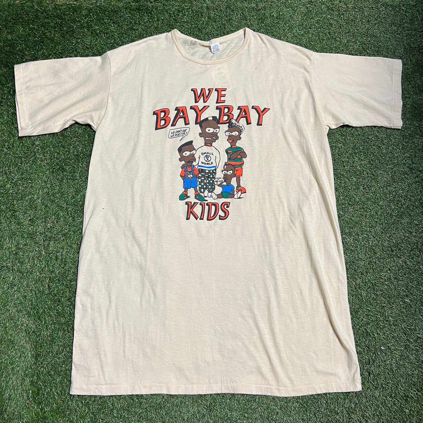 The Simpsons We Bay Bay Kids 1990s Tee Size XXL USED v4796