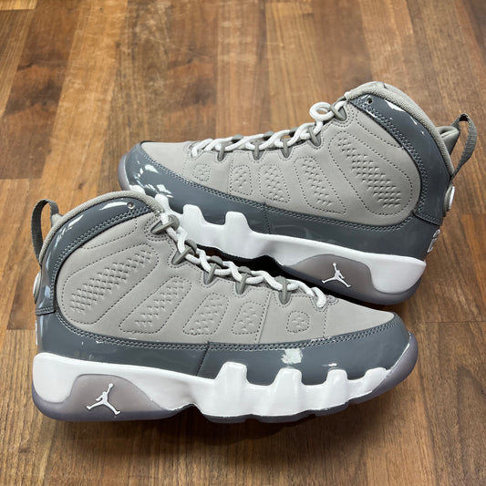 Jordan 9 Cool Grey (2025) Size 4Y NEW s16336