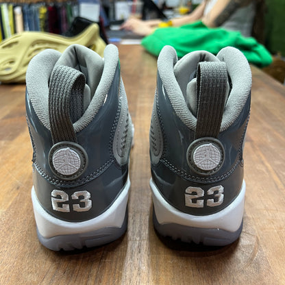 Jordan 9 Cool Grey (2025) Size 4Y NEW s16336