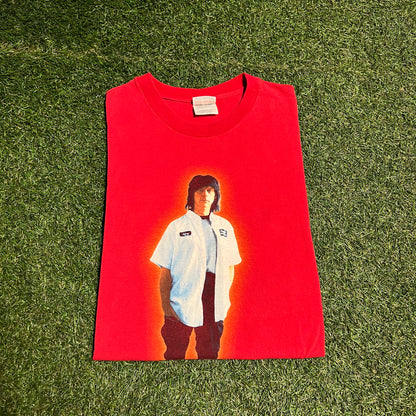 2001 Jeff beck tee red Size Large USED v14132