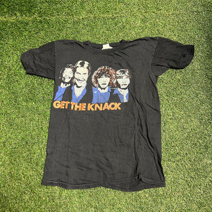 1970 Get the knack tee black Size XS USED v14129