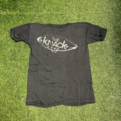 1970 Get the knack tee black Size XS USED v14129