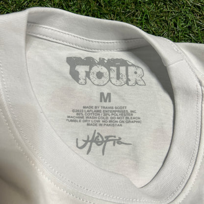 Travis Scott Circus Maximus North Carolina White Tee Size Medium NEW x11755