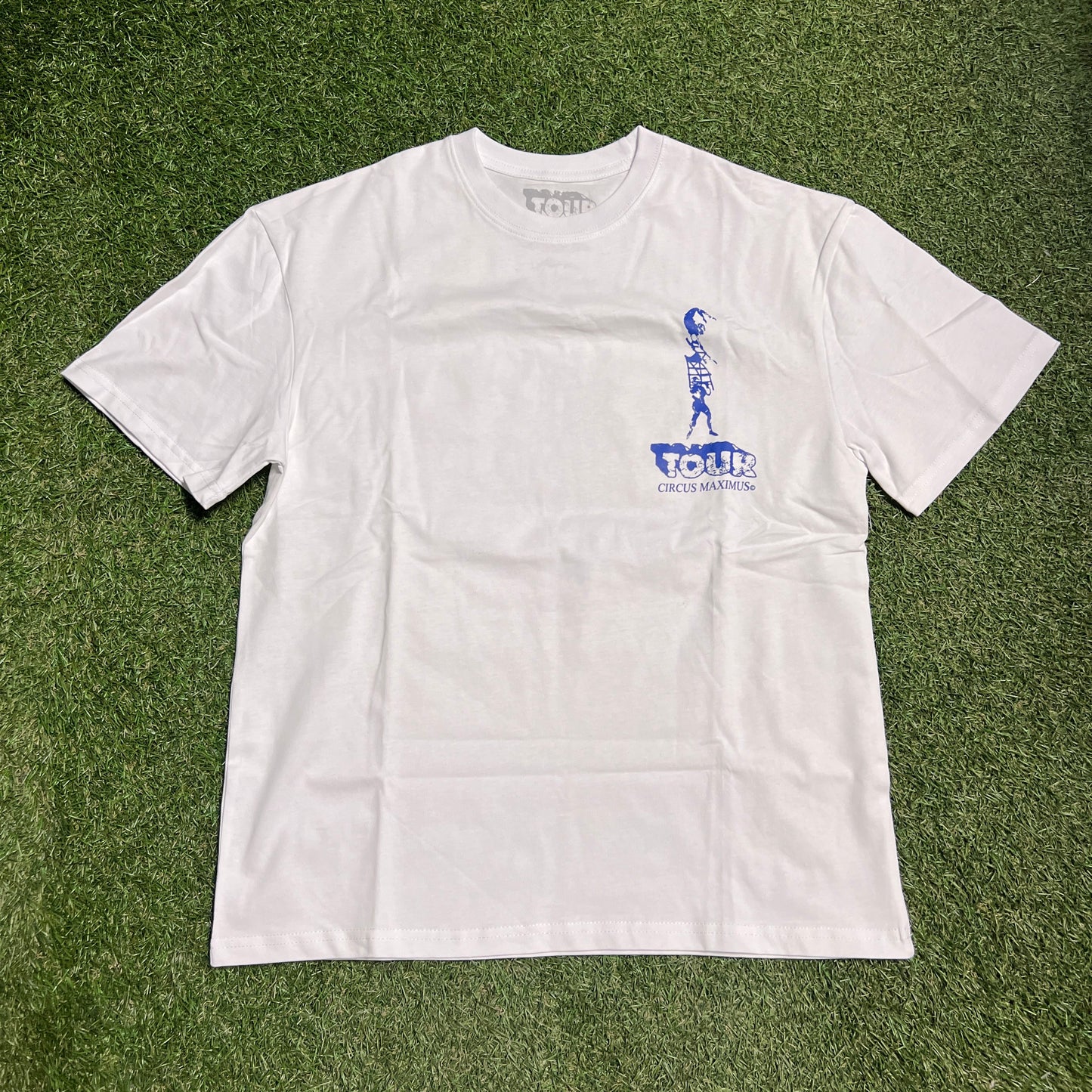 Travis Scott Circus Maximus North Carolina White Tee Size Medium NEW x11755