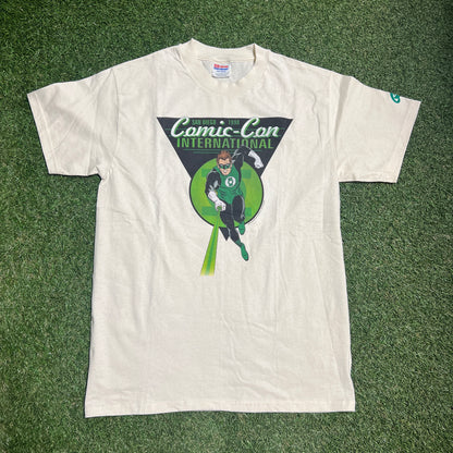 1998 Comic Con Green Lantern Tan Tee Size Medium USED v14176