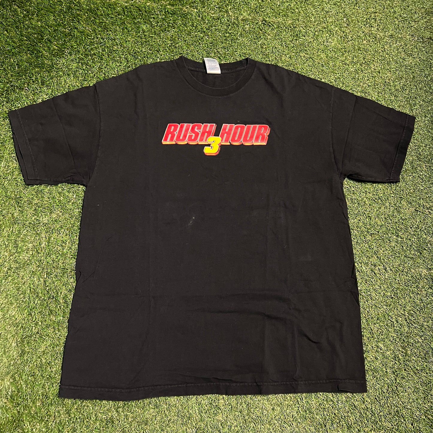 2006 Rush Hour 3 Promo Black Tee Size XL USED v14170