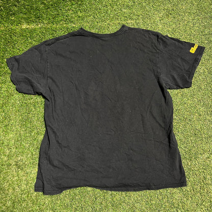 2010s Pittsburgh Steelers AFC North Division Black Tee Size XL USED v15318