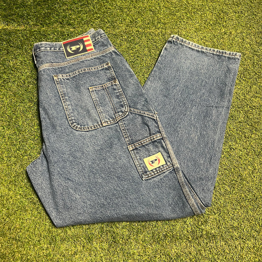 Phat Farm Blue Jeans Size 34 USED v15333