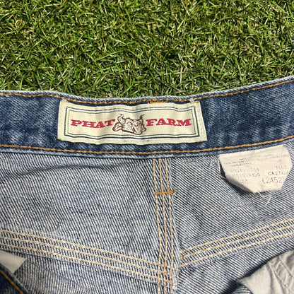 Phat Farm Blue Jeans Size 34 USED v15333
