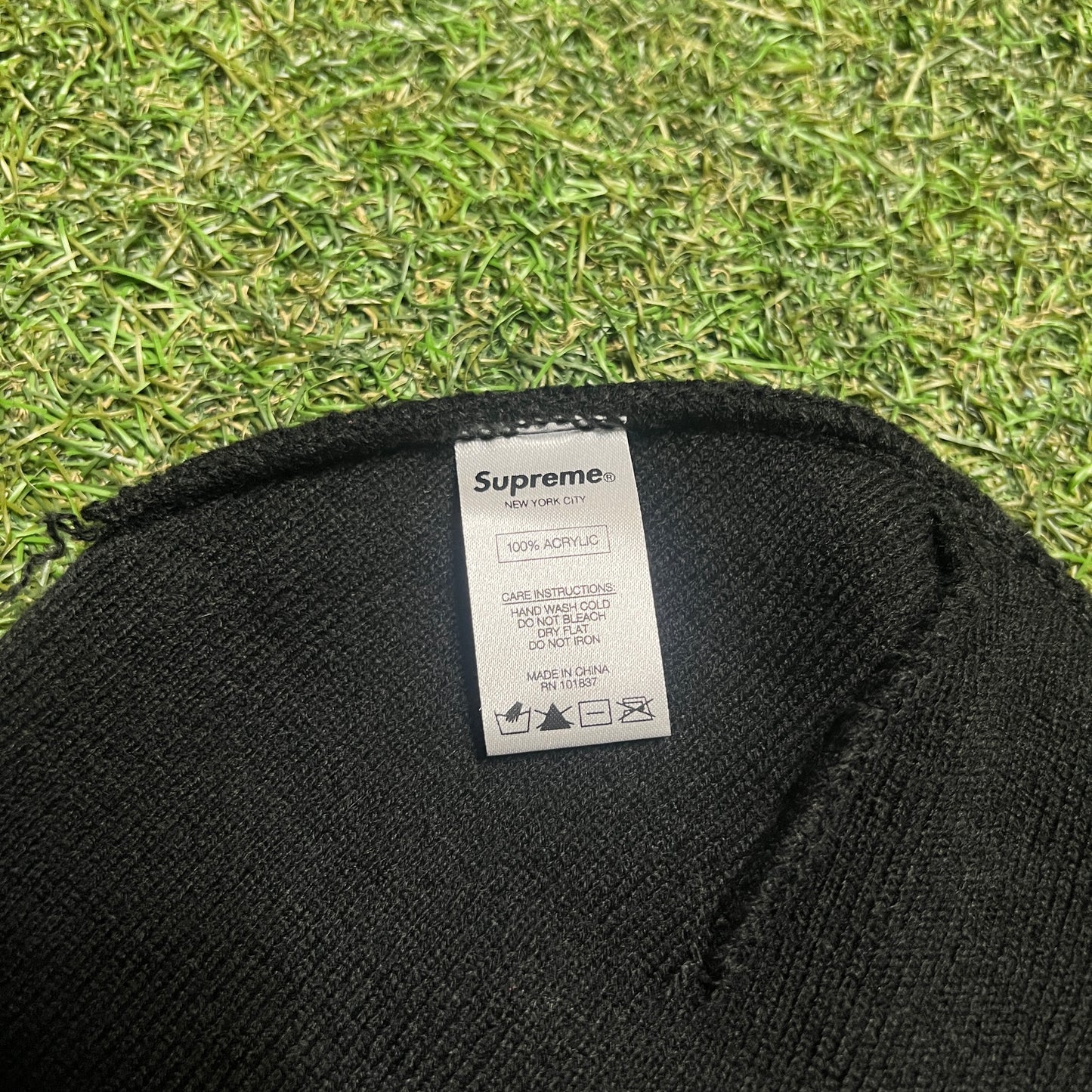 Supreme I Love NY Black Beanie NEW x12767