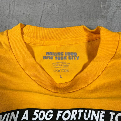 Alien Body × Rolling Loud NYC 19 Post Show Tee Size Large USED X18990