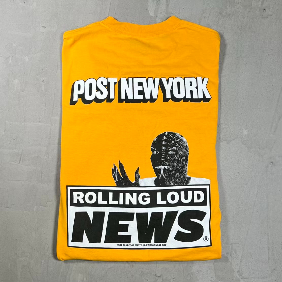 Alien Body × Rolling Loud NYC 19 Post Show Tee Size Large USED X18990