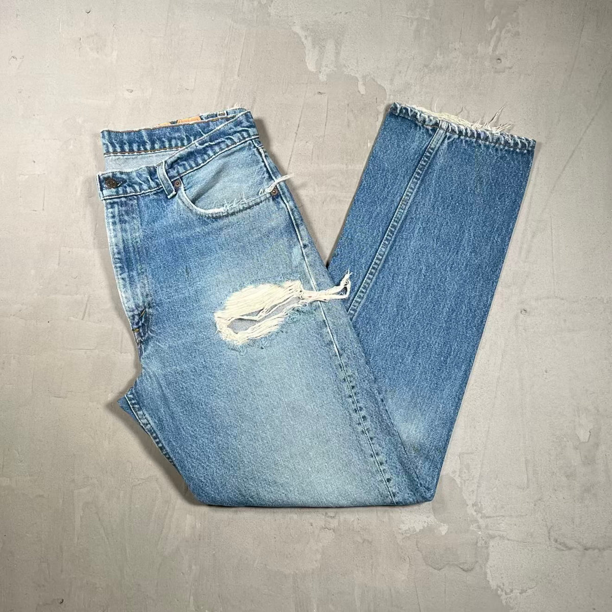 Y2K Levis Blue Denim Jeans Size 34 USED v20452