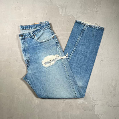 Y2K Levis Blue Denim Jeans Size 34 USED v20452